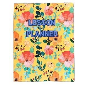 Pretty Lesson Planner Book For Homeschool Teachers Tons Of Useful Sections New